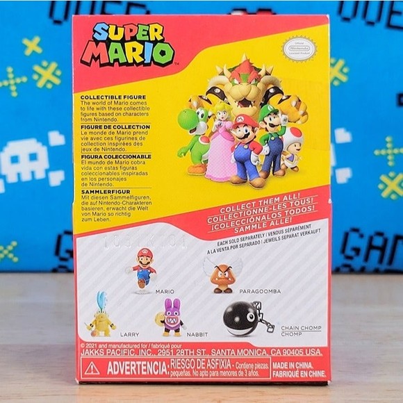 Jakks Pacific Super Mario Larry 2.5" Nintendo Collectible Action Figure New - Picture 2 of 7